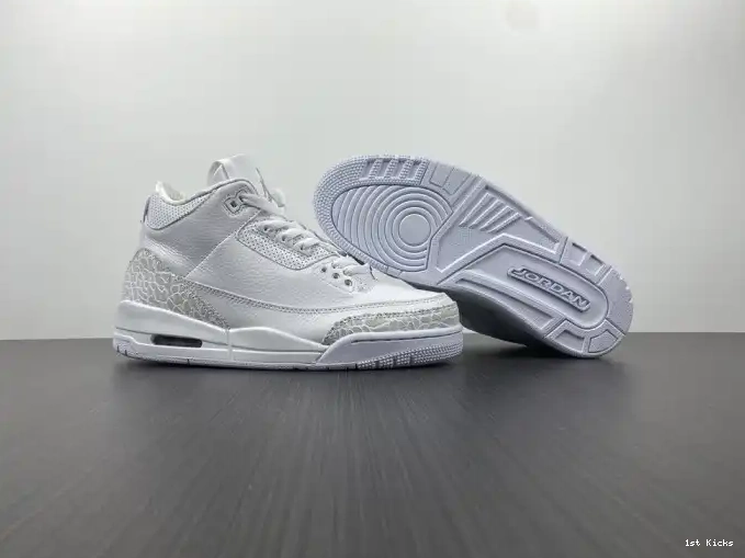 1st Kicks Retro 3 White' PS Jordan Air 'Triple 429487-111 0605